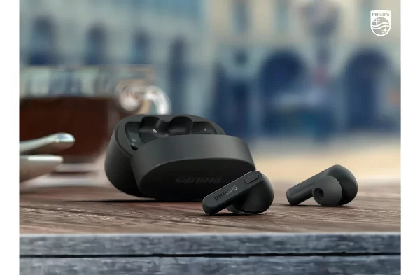 Fone De Ouvido Philips Tat-2206, Com Microfone E Bluetooth Cor Preto - Imagem 2