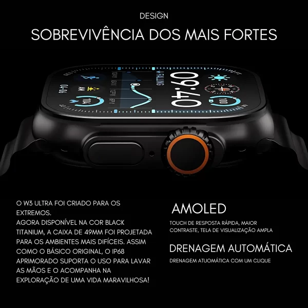 Ultra 3w Series 10 49mm Chatgpt Gps Nfc - Imagem 4