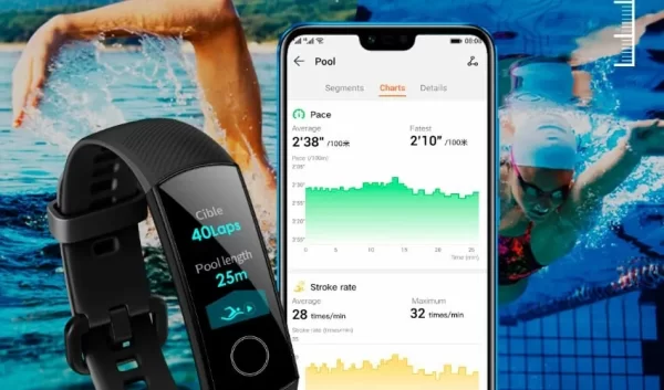 Smartband Honor Band 4 0.95 Azul - Resistência 5 Atm (50m) - Imagem 4