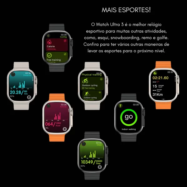 Ultra 3w Series 10 49mm Chatgpt Gps Nfc - Imagem 5