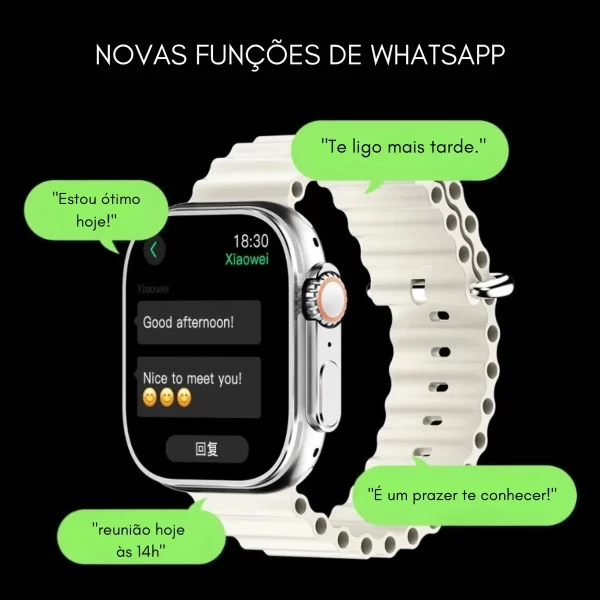Ultra 3w Series 10 49mm Chatgpt Gps Nfc - Imagem 6