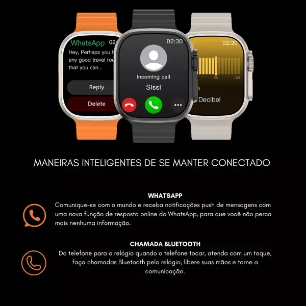 Ultra 3w Series 10 49mm Chatgpt Gps Nfc - Imagem 7