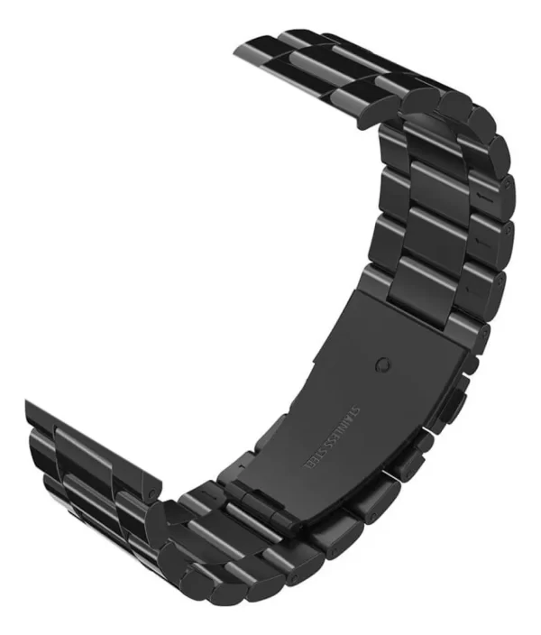 Pulseira De Aço Inox Para Smartwatch Series 6 7 8 9 Se Ultra Cor Preto - Imagem 3