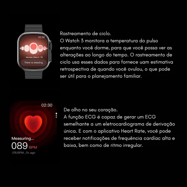 Ultra 3w Series 10 49mm Chatgpt Gps Nfc - Imagem 9