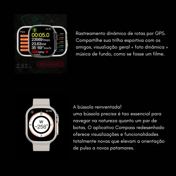 Ultra 3w Series 10 49mm Chatgpt Gps Nfc - Imagem 10