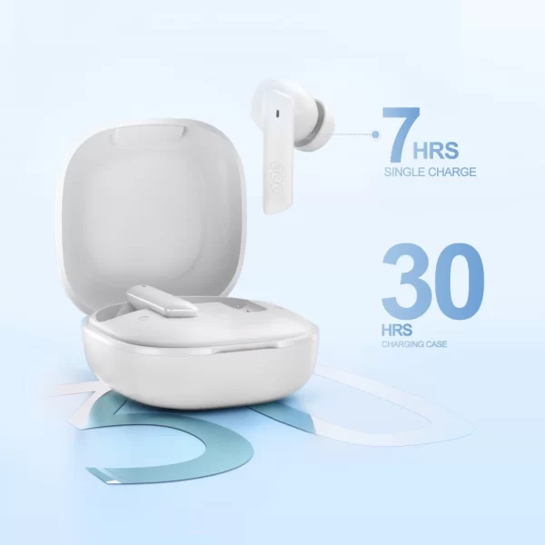 QCY HT05 MeloBuds Earbuds Bluetooth Sem Fio 40dB Híbrido ANC Modo De Transparência De Cancelamento De Ruído - Imagem 6