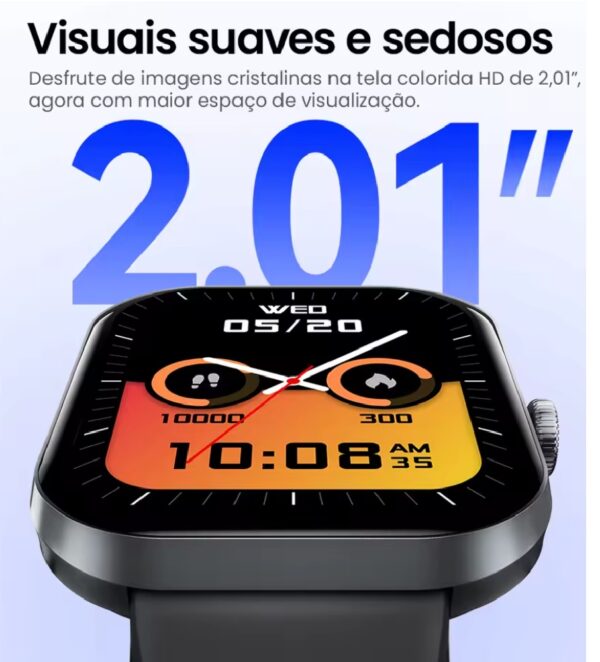 HAYLOU Watch S6 Voz Chamando Smartwatch 2.01 - Imagem 3