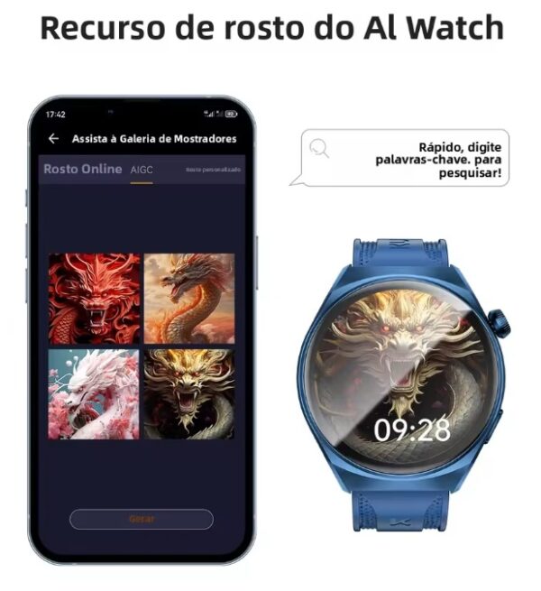 Kumi gw6 1.43 "tela amoled bluetooth chamada ip68 à prova dip68 água nfc 100 + esporte freqüência cardíaca pressão arterial monitor de oxigênio Smartwatch - Imagem 3