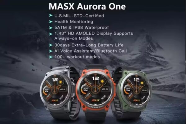 Masx Aurora One Smartwatch Amoled 1.43 Inch Waterproof Pedometer Heart Rate Monitor Bluetooth Calling - Imagem 6