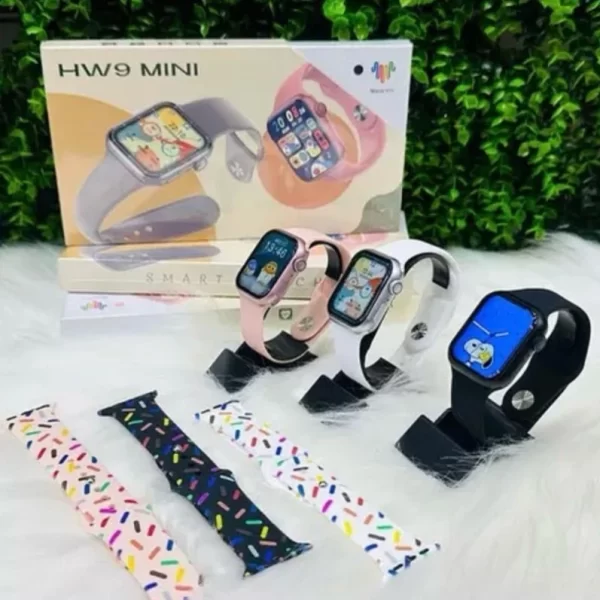 HW9 Mini 41mm Lançamento Modelo Novo Relógio Inteligente Masculino e Feminino Pulso Fino - Imagem 4
