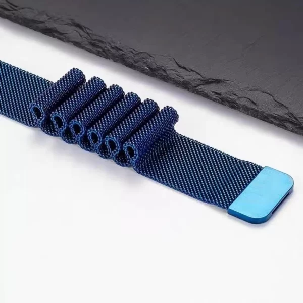 Pulseira De Metal Milanese Magnetica 20mm 22mm Para Redmi Watch 5 Active/Lite P68 P70 P80 Samsung Xiaomi - Imagem 6