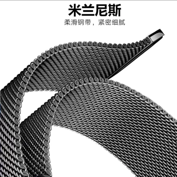 Pulseira De Metal Milanese Magnetica 20mm 22mm Para Redmi Watch 5 Active/Lite P68 P70 P80 Samsung Xiaomi - Imagem 7