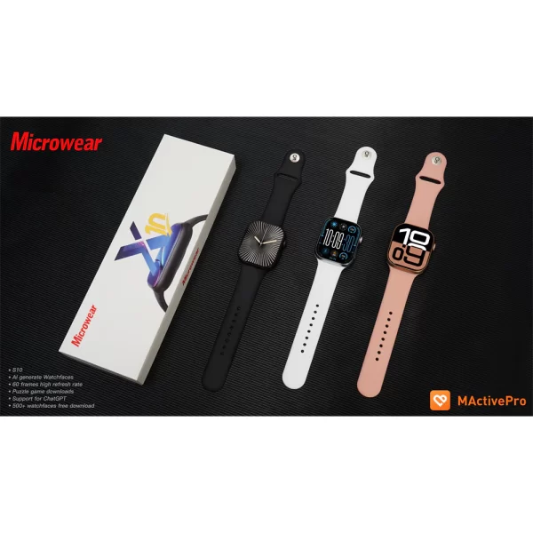 S10 Microwear Série 10 Relógio Inteligente CHAT GPT - 48mm Bússola Lançamento 2025 - Imagem 6